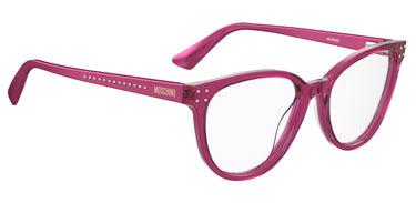 Premium Women Moschino Eyeglasses: Mos596 - Fuchsia(2) - SpecSMART Eye Clinic (Diagonal View)